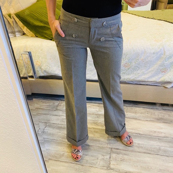 Wide Leg Office Pants - Picture 4 of 8